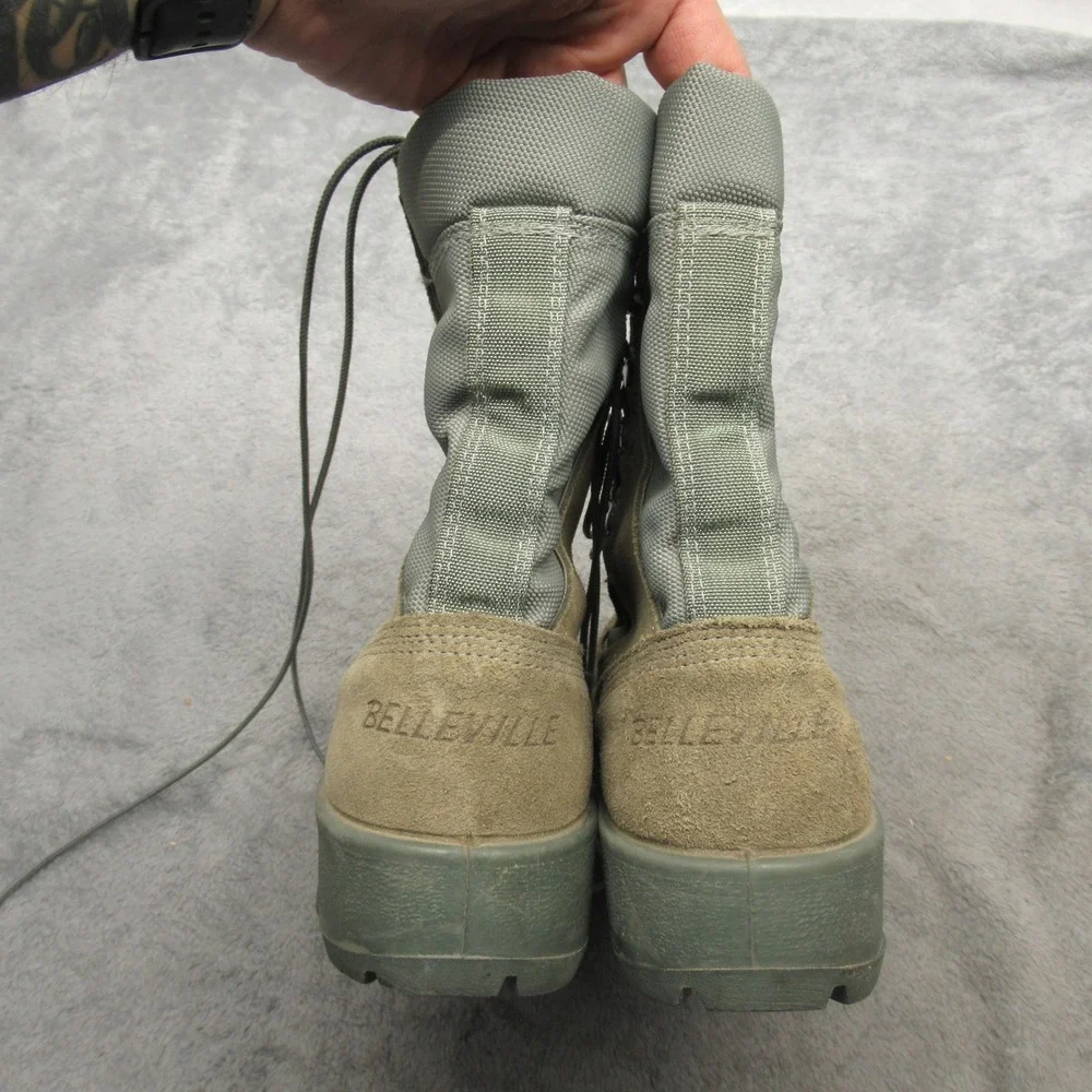 Belleville‎ Mens Boots 7 R Green Goretex Waterproof Steel Toe Military Combat